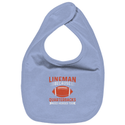Lineman Quarterback Heroes - Organic Baby-Lätzchen