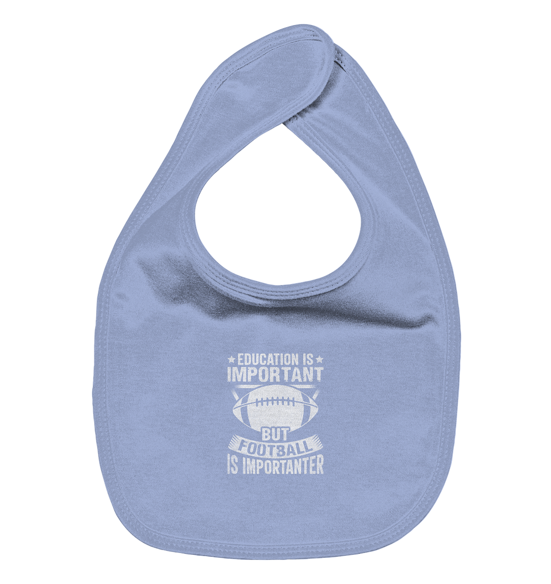 Football is importanter - Organic Baby-Lätzchen