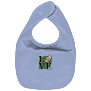 Football Love II - Organic Baby Bib