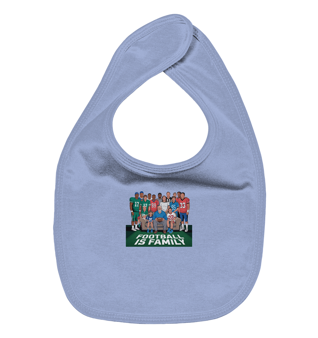 Football is Family - Organic Baby-Lätzchen