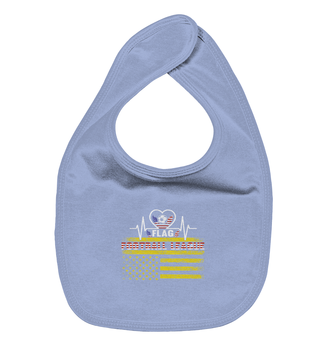 Flag Football League - Organic Baby Bib