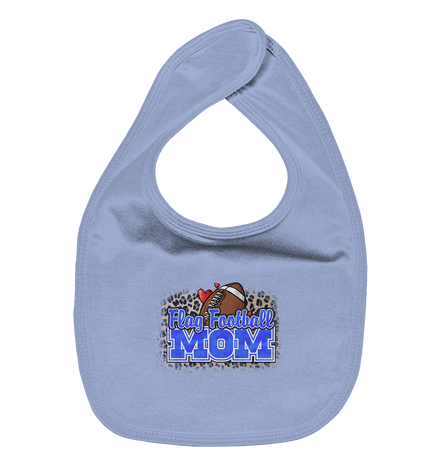 Flag Football Mom - Organic Baby-Lätzchen