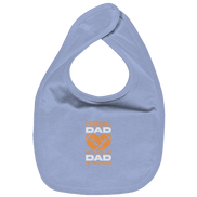 Football Dad Much Cooler - Organic Baby-Lätzchen