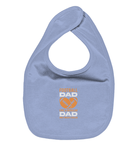 Football Dad Much Cooler - Organic Baby-Lätzchen
