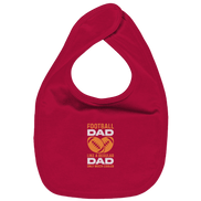 Football Dad Much Cooler - Organic Baby-Lätzchen