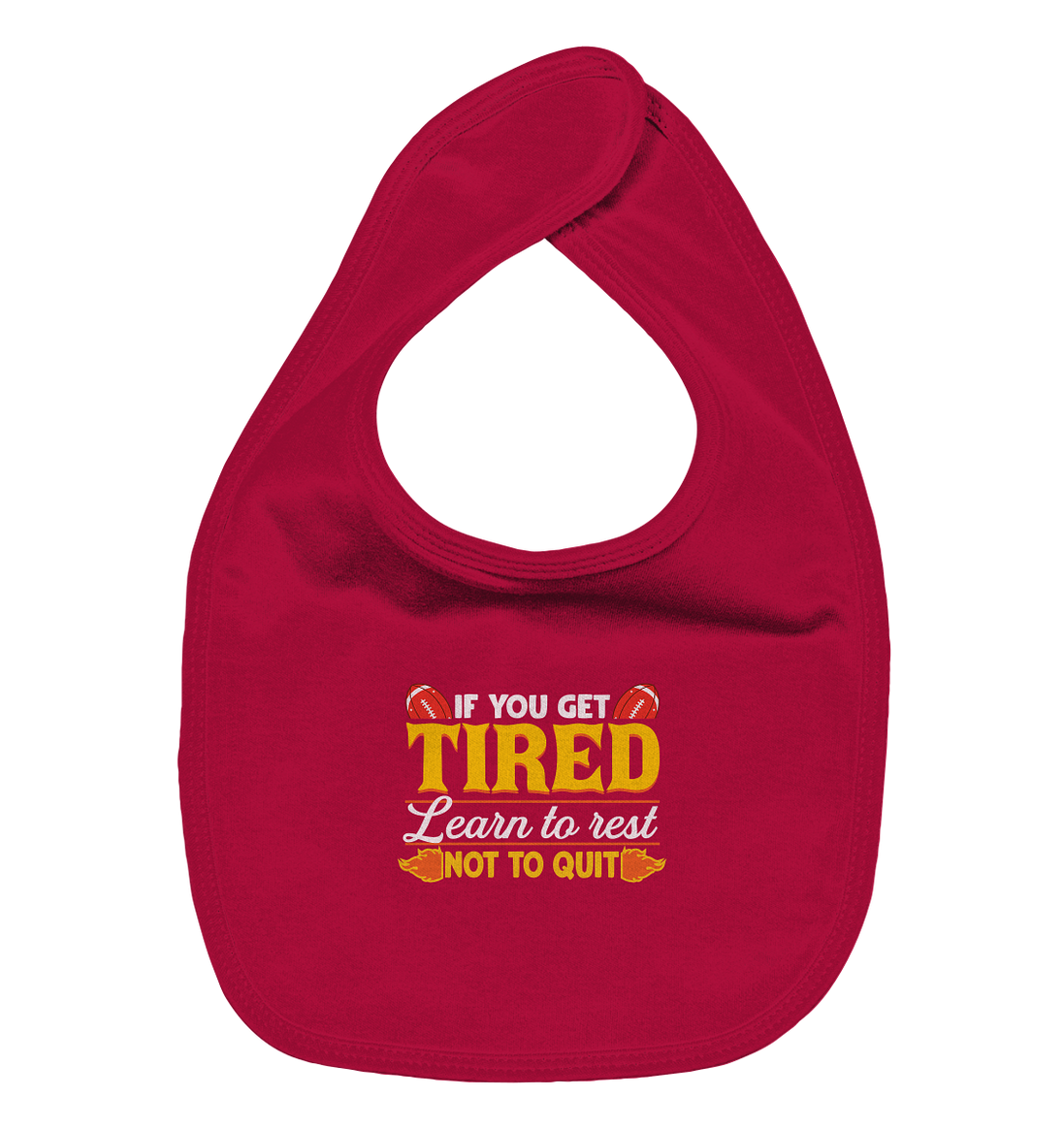If you get Tired - Organic Baby-Lätzchen