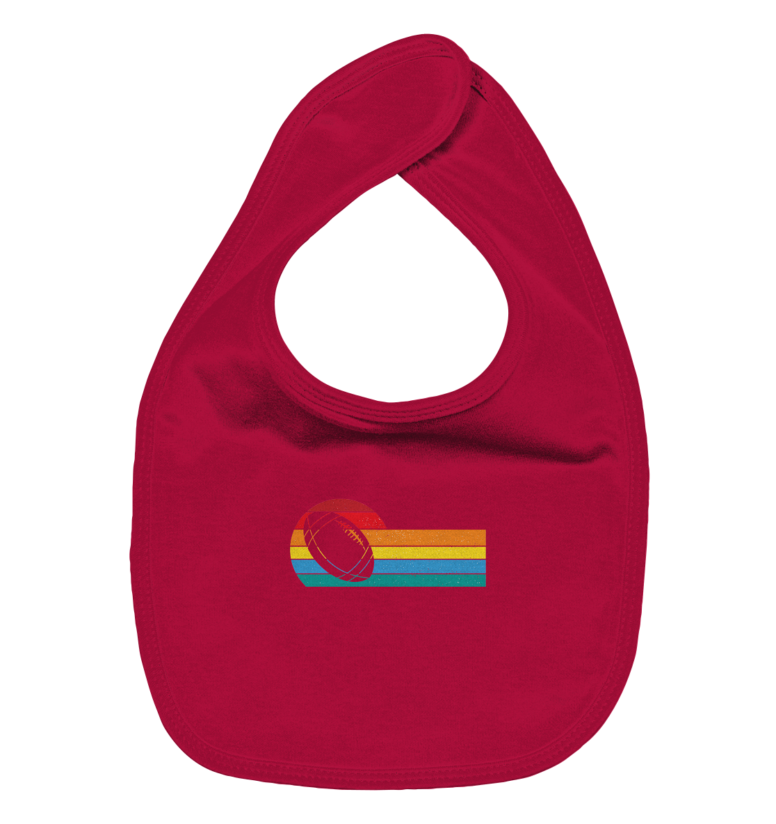 Rainbow Color Ball - Organic Baby Bib