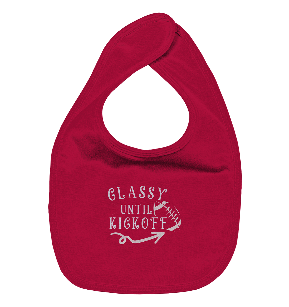 Glassy until Kick Off  - Organic Baby-Lätzchen