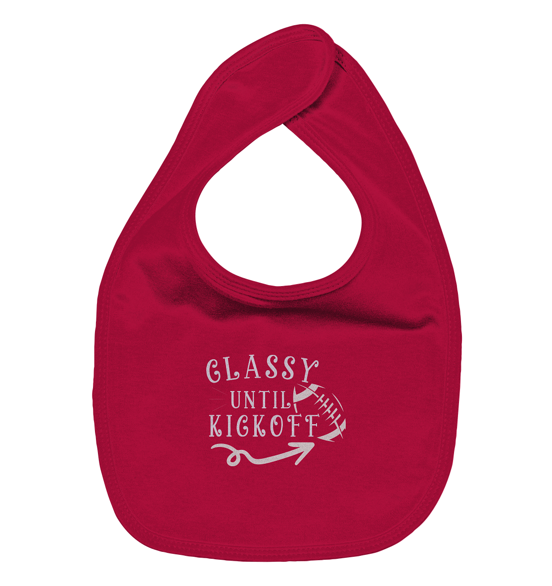 Glassy until Kick Off  - Organic Baby-Lätzchen