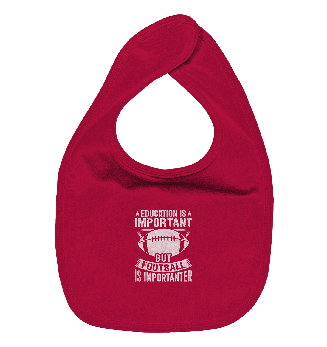 Football is importanter - Organic Baby-Lätzchen