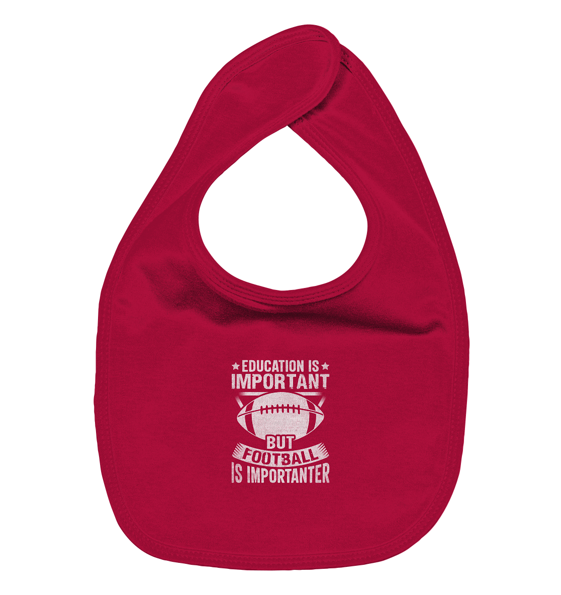 Football is importanter - Organic Baby-Lätzchen