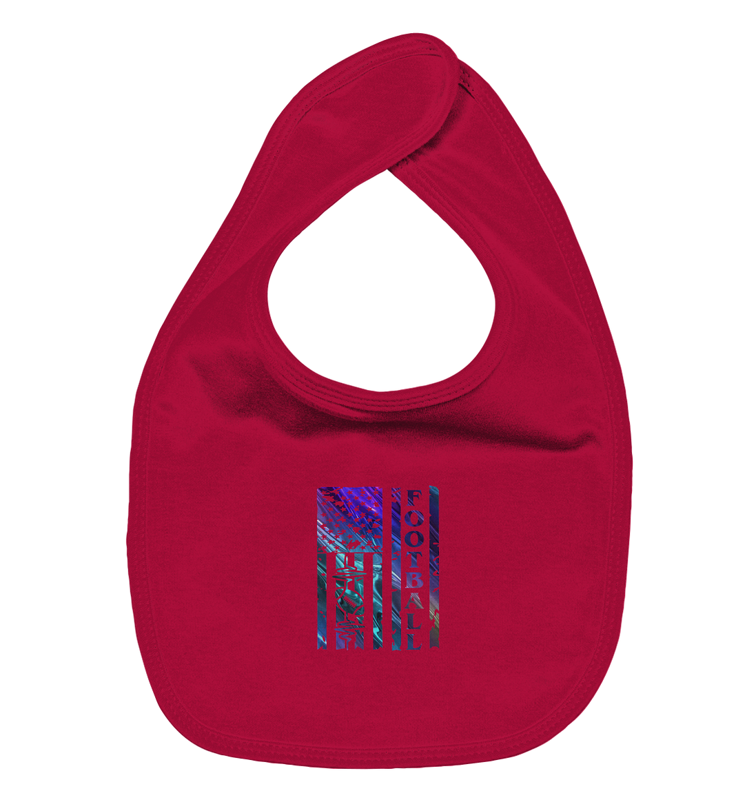 USA Football Flag  - Organic Baby-Lätzchen