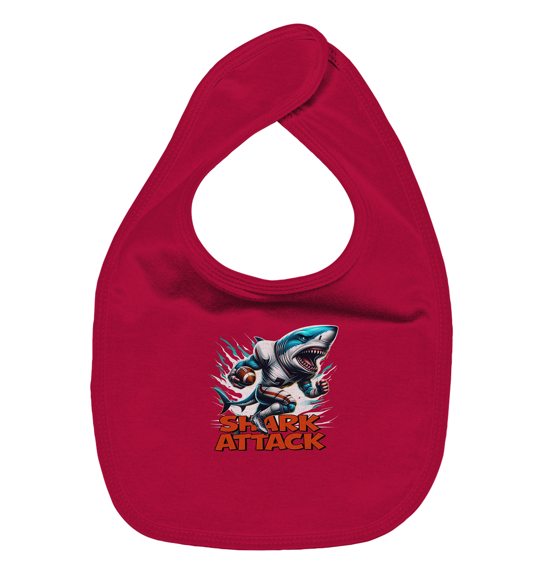 Shark Attack - Organic Baby Bib