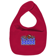 Flag Football Mom - Organic Baby-Lätzchen
