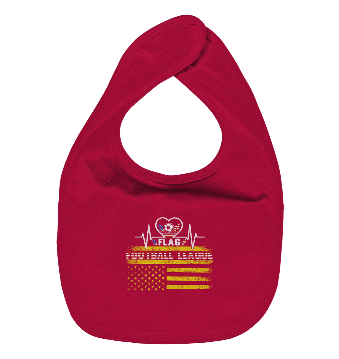 Flag Football League - Organic Baby Bib