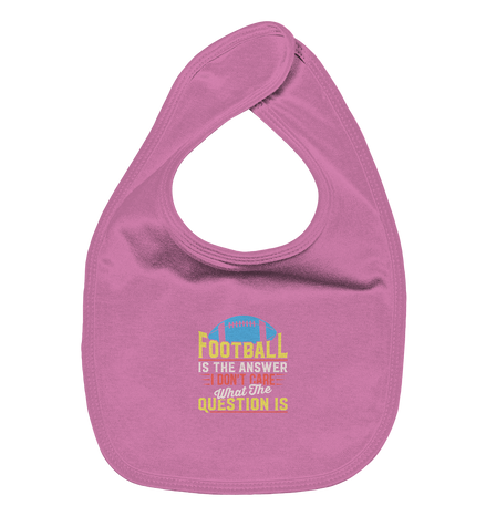 Football is the Answer - Organic Baby-Lätzchen