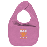 Football Dad Much Cooler - Organic Baby-Lätzchen