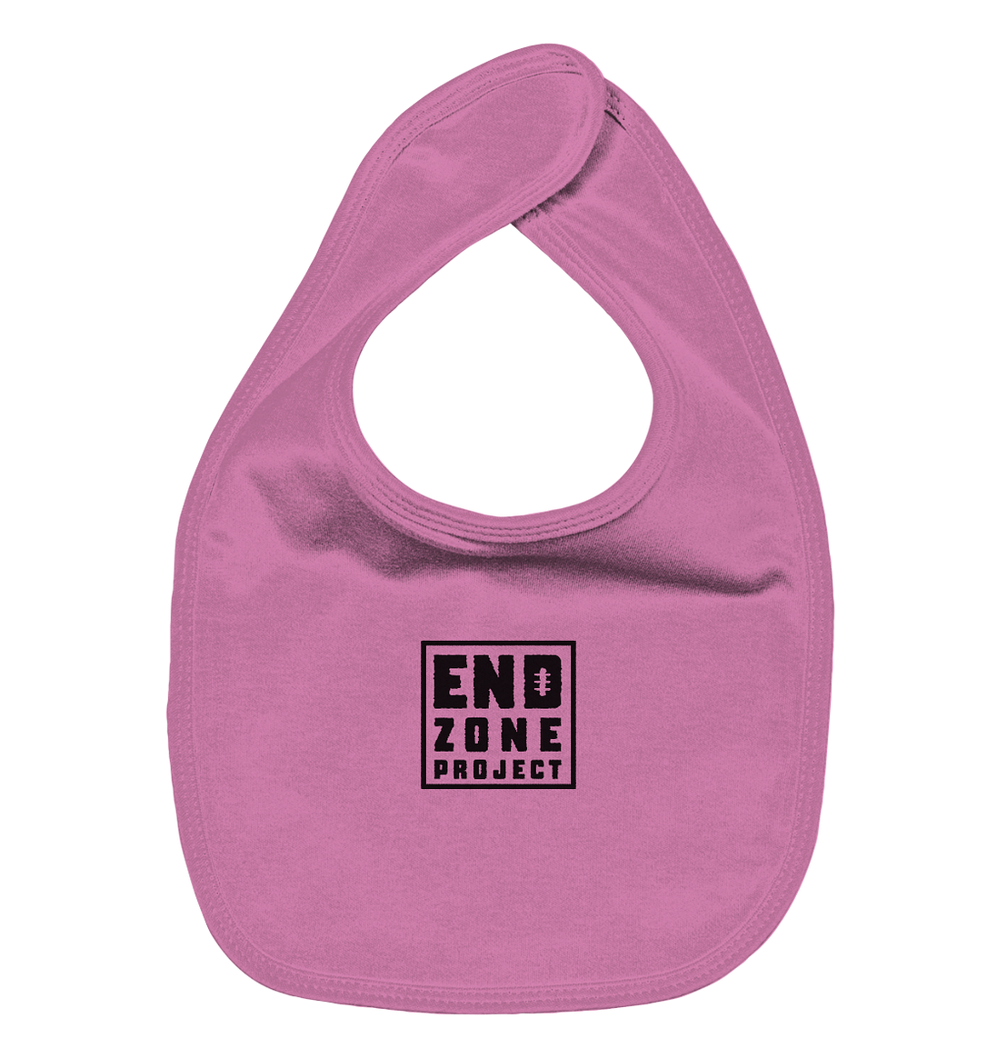 Endzone Project Quadrat  - Organic Baby-Lätzchen