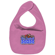 Flag Football Mom - Organic Baby-Lätzchen