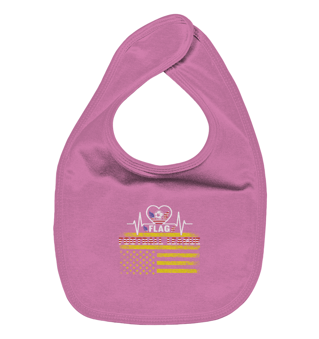 Flag Football League - Organic Baby Bib