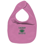 Lineman Heroes Green - Organic Baby-Lätzchen