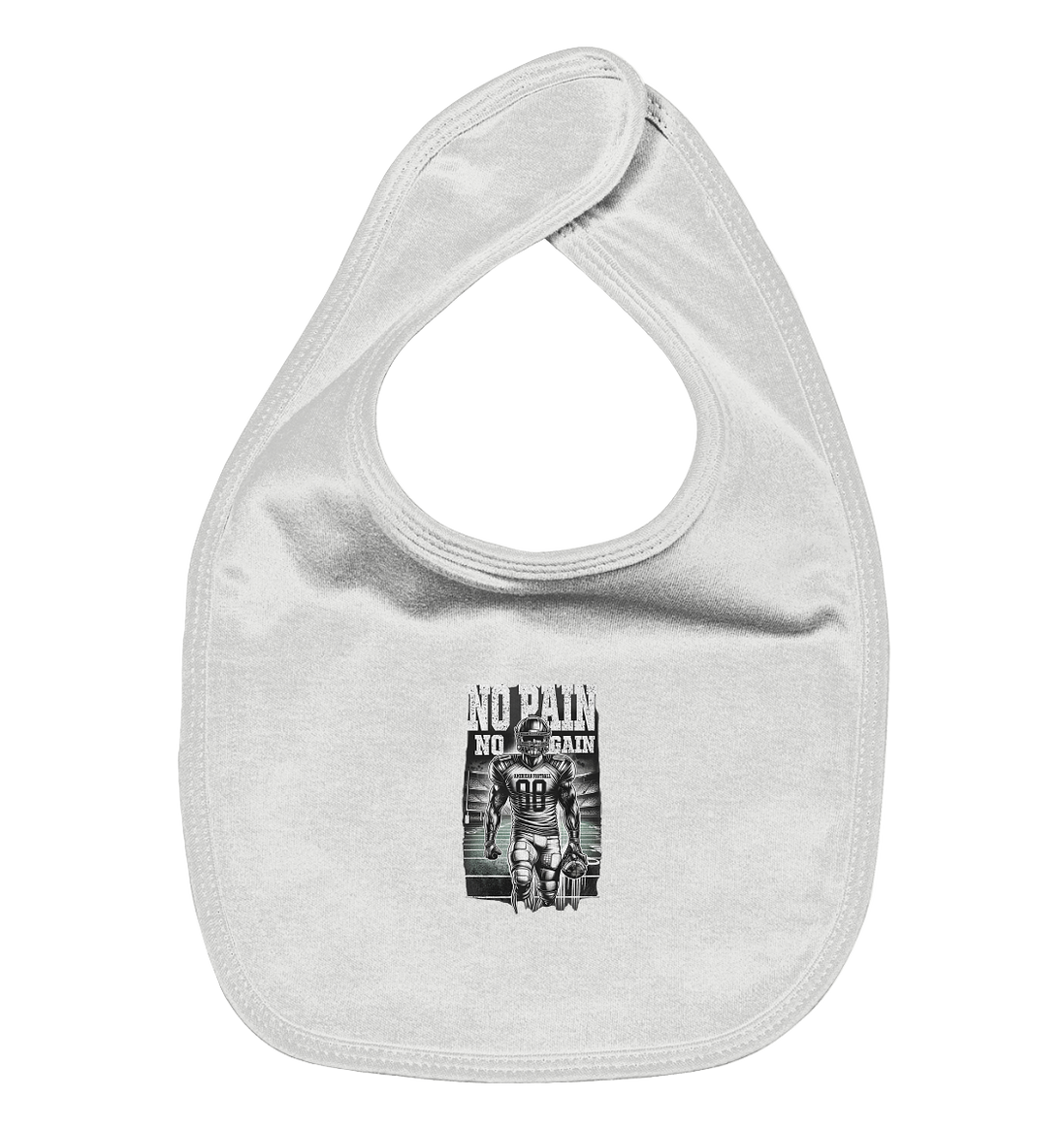 No Pain No Gain  - Organic Baby-Lätzchen