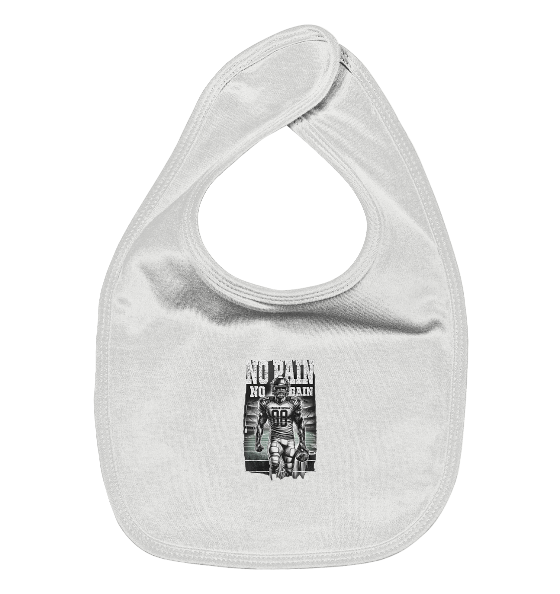 No Pain No Gain  - Organic Baby-Lätzchen