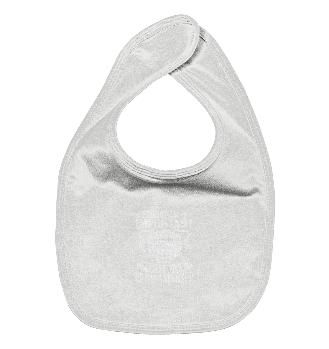 Football is importanter - Organic Baby-Lätzchen