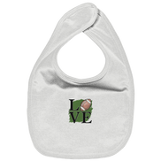 Football Love II - Organic Baby Bib