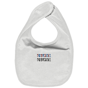 Football Silhouette - Organic Baby-Lätzchen
