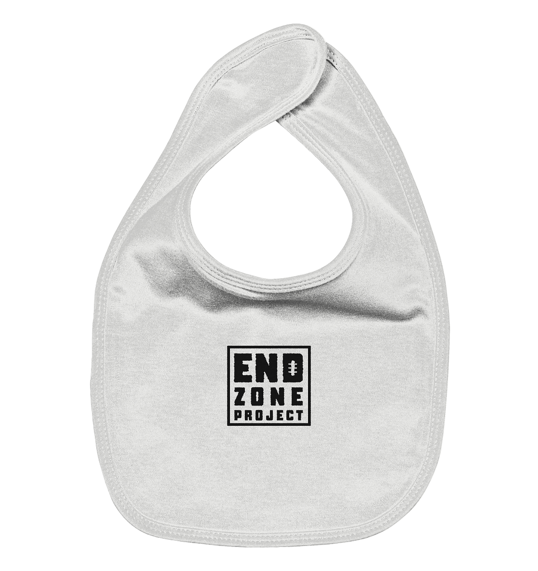 Endzone Project Quadrat  - Organic Baby-Lätzchen