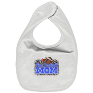 Flag Football Mom - Organic Baby-Lätzchen