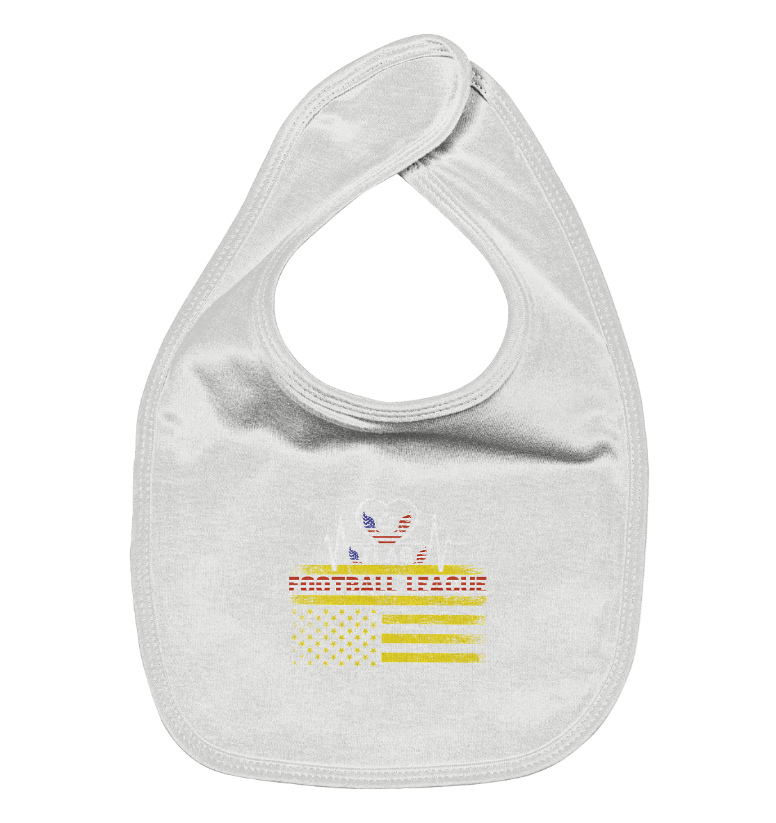Flag Football League - Organic Baby Bib