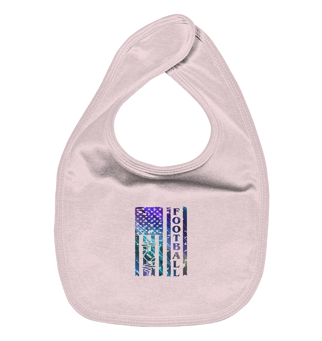 USA Football Flag  - Organic Baby-Lätzchen