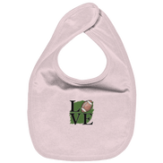 Football Love II - Organic Baby Bib