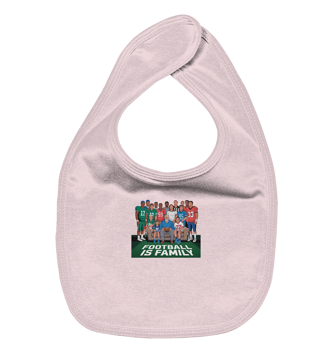 Football is Family - Organic Baby-Lätzchen