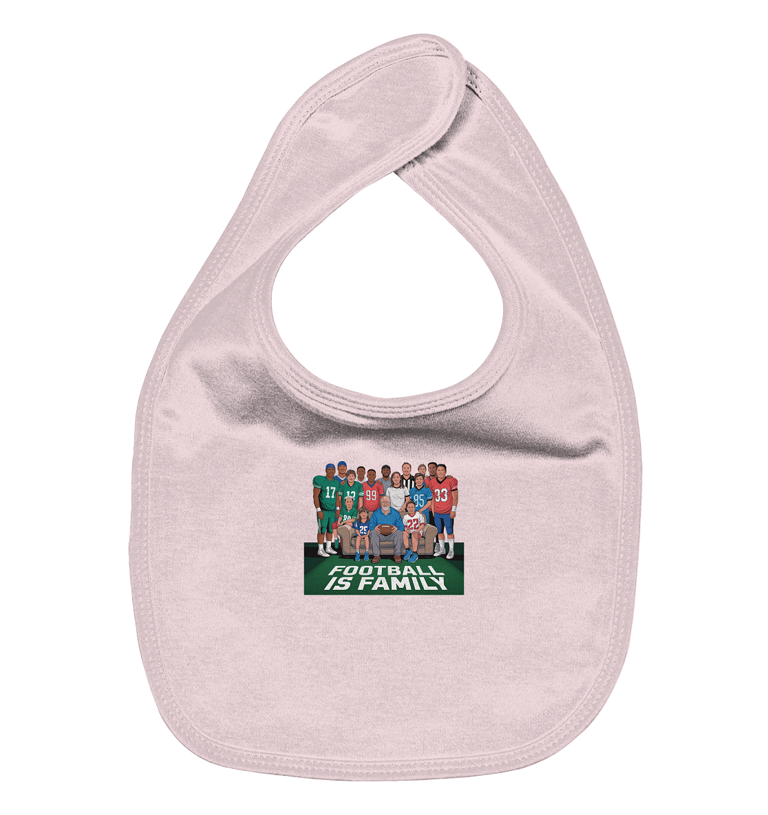 Football is Family - Organic Baby-Lätzchen