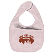 Los Angeles Football Silhouette - Organic Baby-Lätzchen