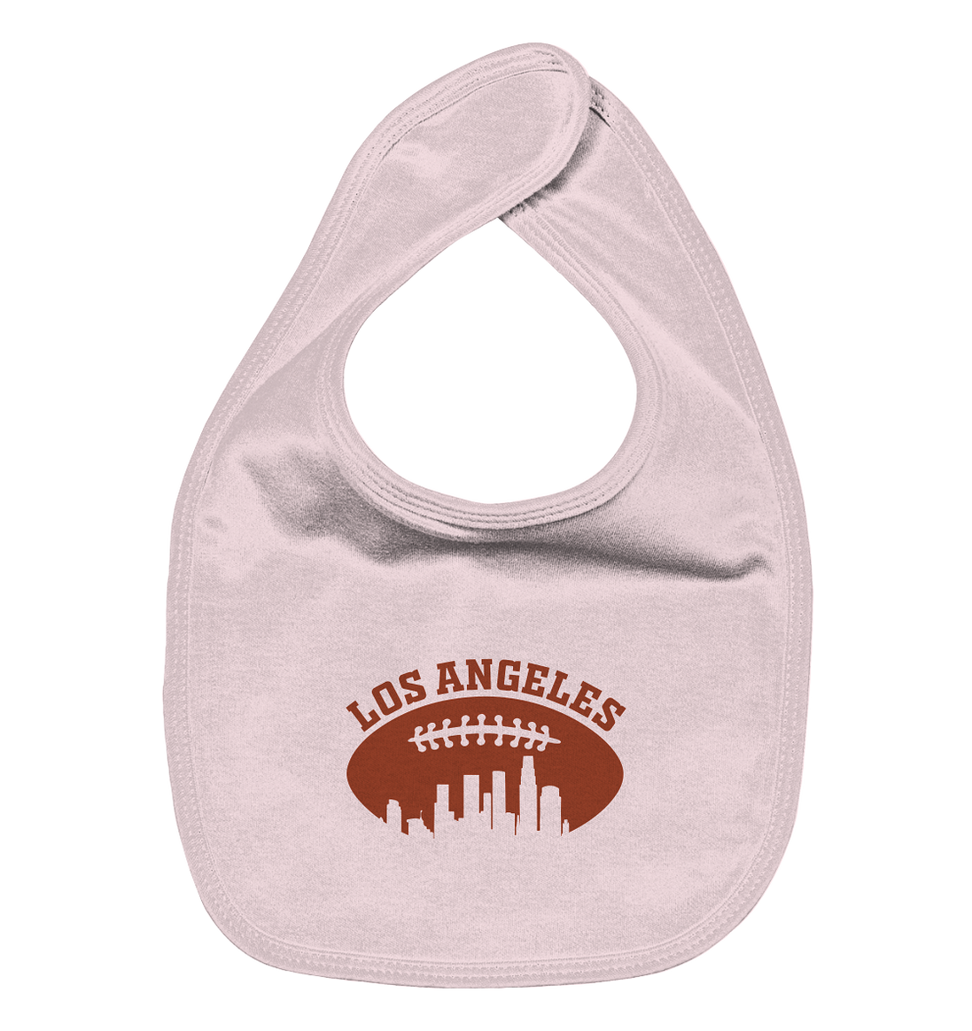 Los Angeles Football Silhouette - Organic Baby-Lätzchen