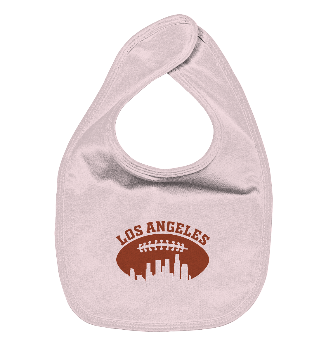 Los Angeles Football Silhouette - Organic Baby-Lätzchen