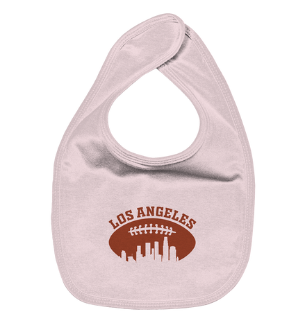 Los Angeles Football Silhouette - Organic Baby-Lätzchen