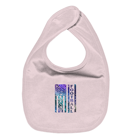 USA Football Flag  - Organic Baby-Lätzchen