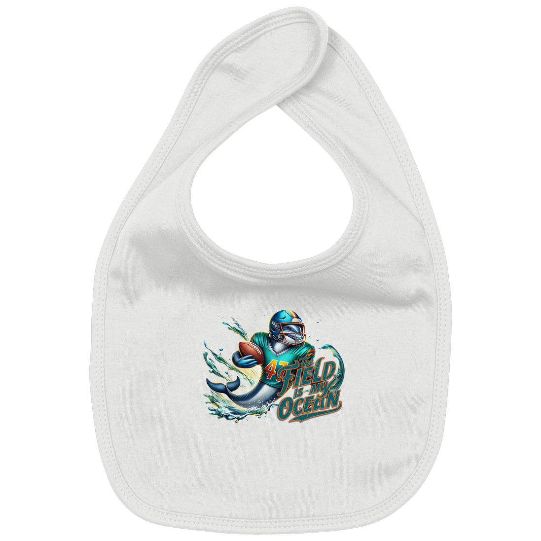The Field is my Ocean - Organic Baby Bib