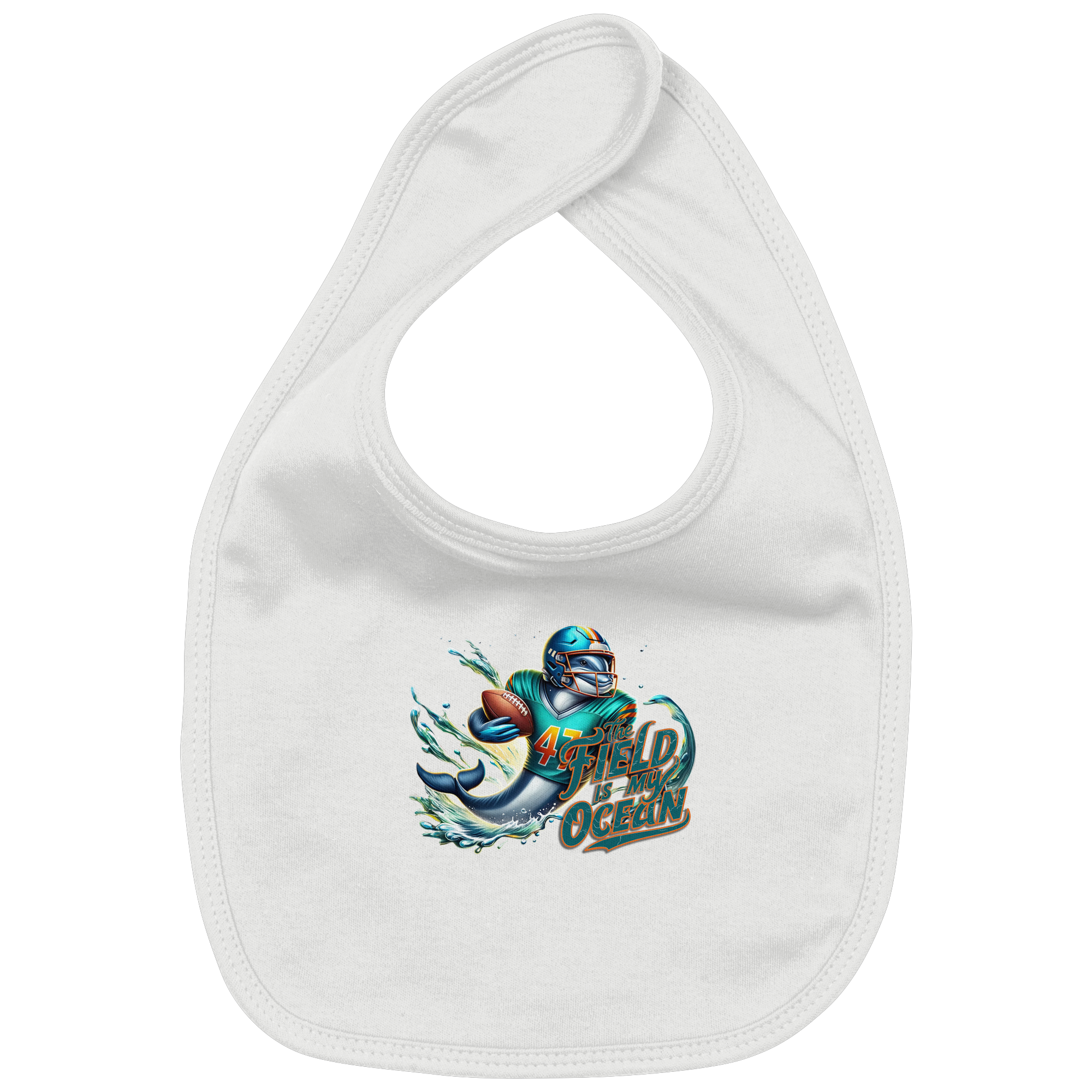 The Field is my Ocean - Organic Baby Bib