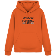 Crazy Football Lady - Organic Basic Hoodie