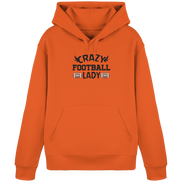 Crazy Football Lady - Organic Basic Hoodie