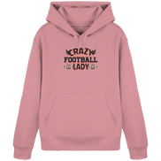 Crazy Football Lady - Organic Basic Hoodie