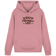 Crazy Football Lady - Organic Basic Hoodie