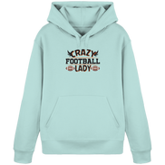Crazy Football Lady - Organic Basic Hoodie