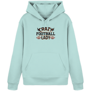 Crazy Football Lady - Organic Basic Hoodie